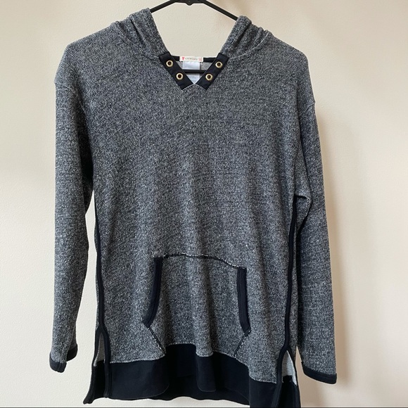 NWOT J. Crew Gray Pullover Hoodie - Picture 1 of 3